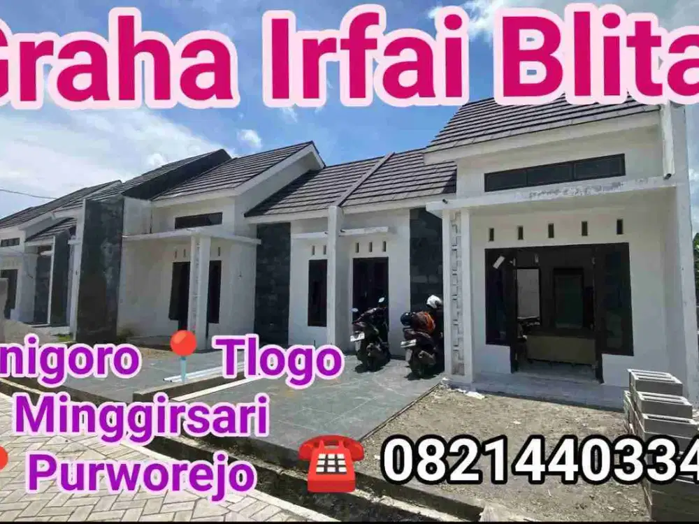 di Jual Rumah subsidi Di  Utara RSUD Kertosono