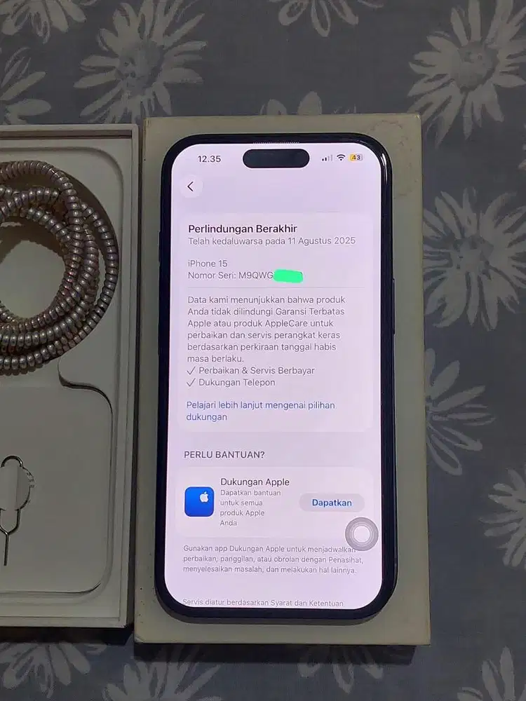 Iphone 15 128 gb Resmi INDO Fullset