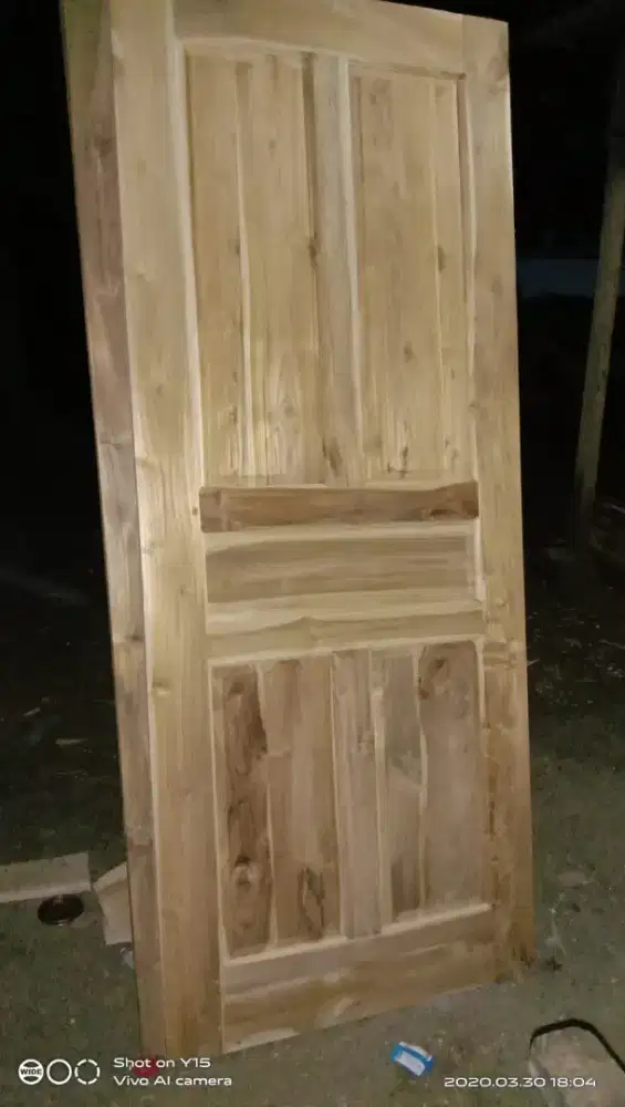 jual pintu jati minimalis