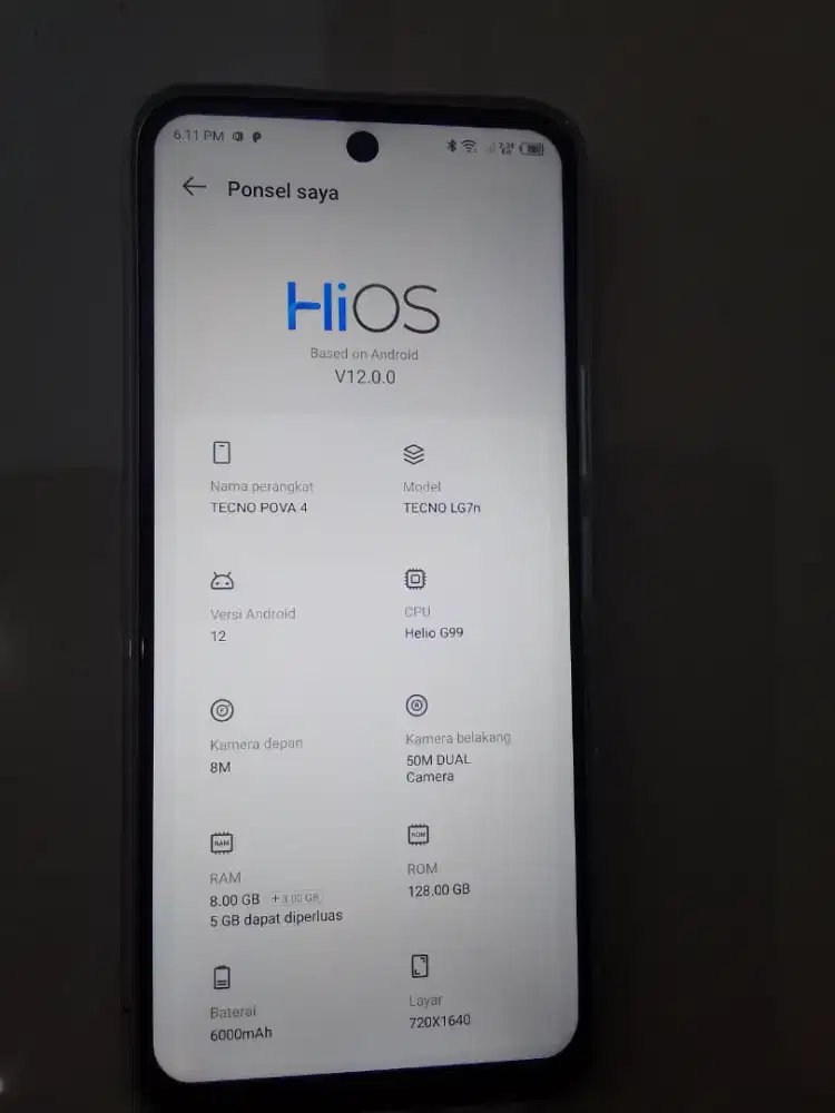 Techno Pova 4 Spek Gaming