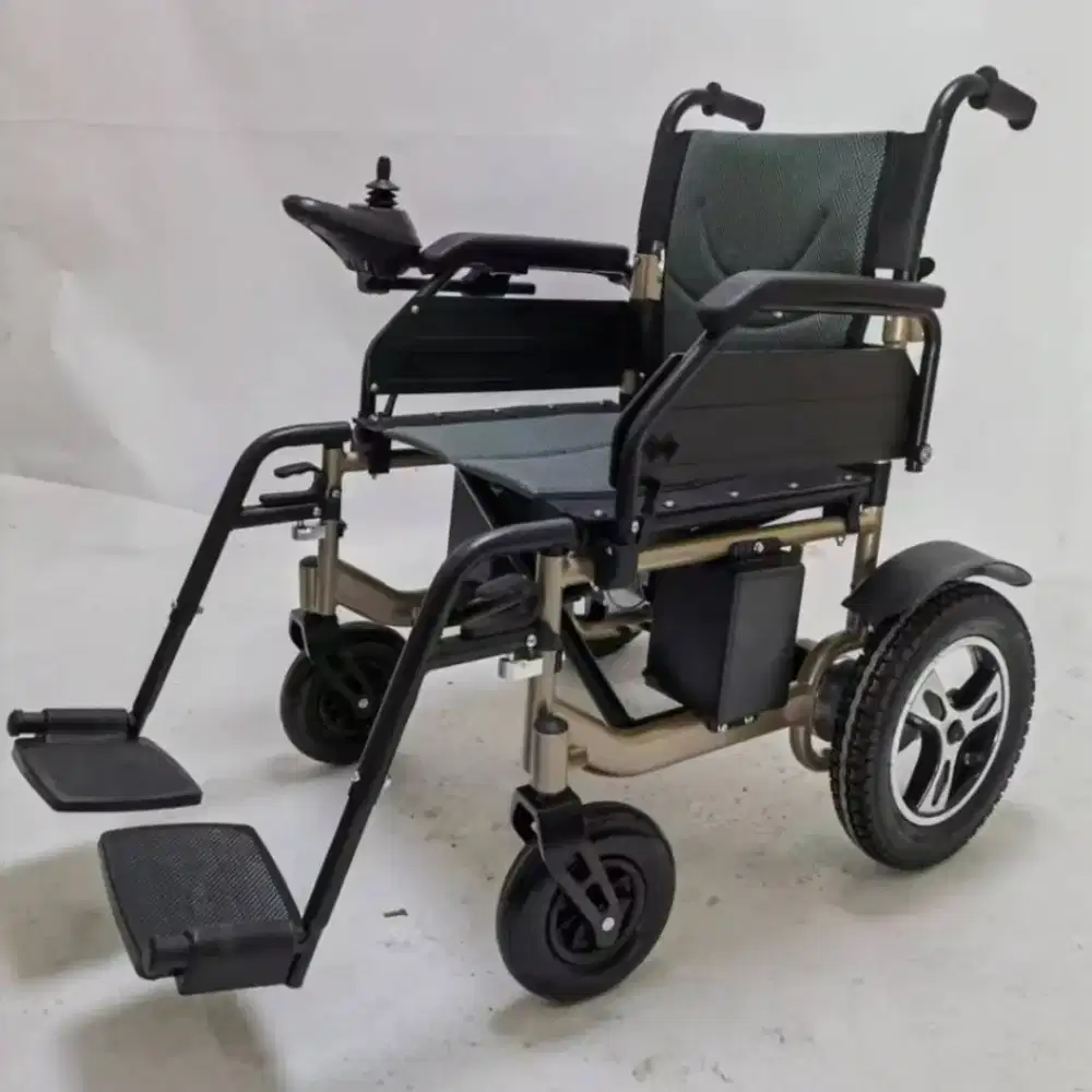 0OneHealth Kursi Roda Elektrik Lipat Smartwheel KY 123 Rose Gold