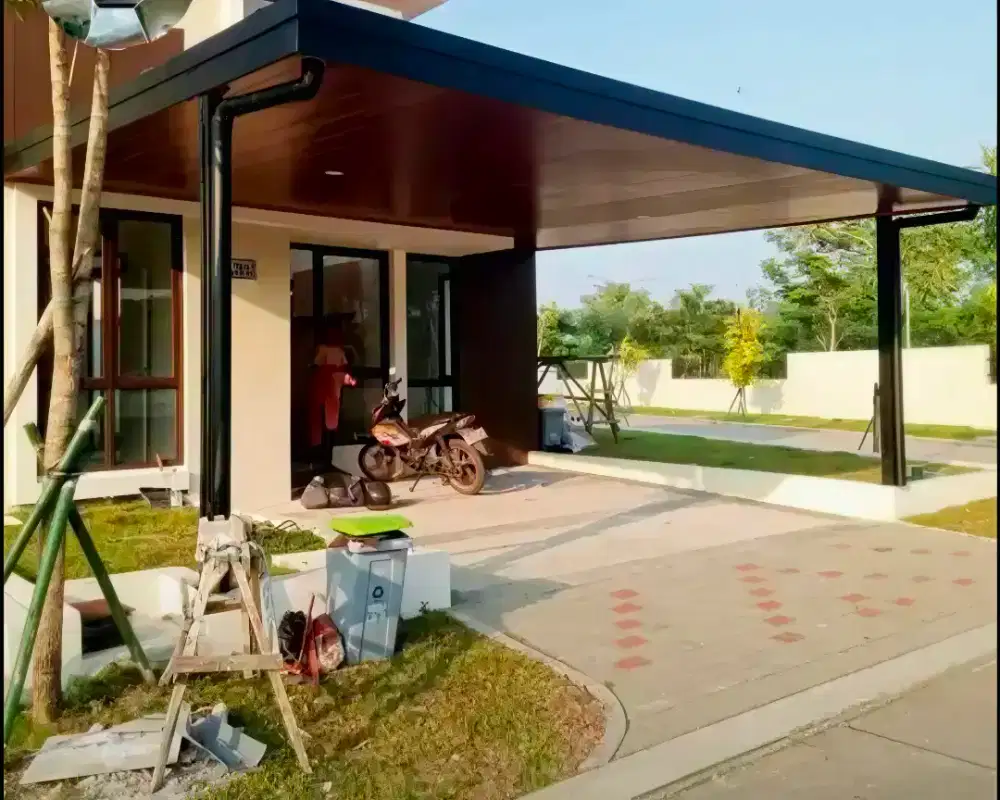 Kanopi baja ringan plus plafon PVC