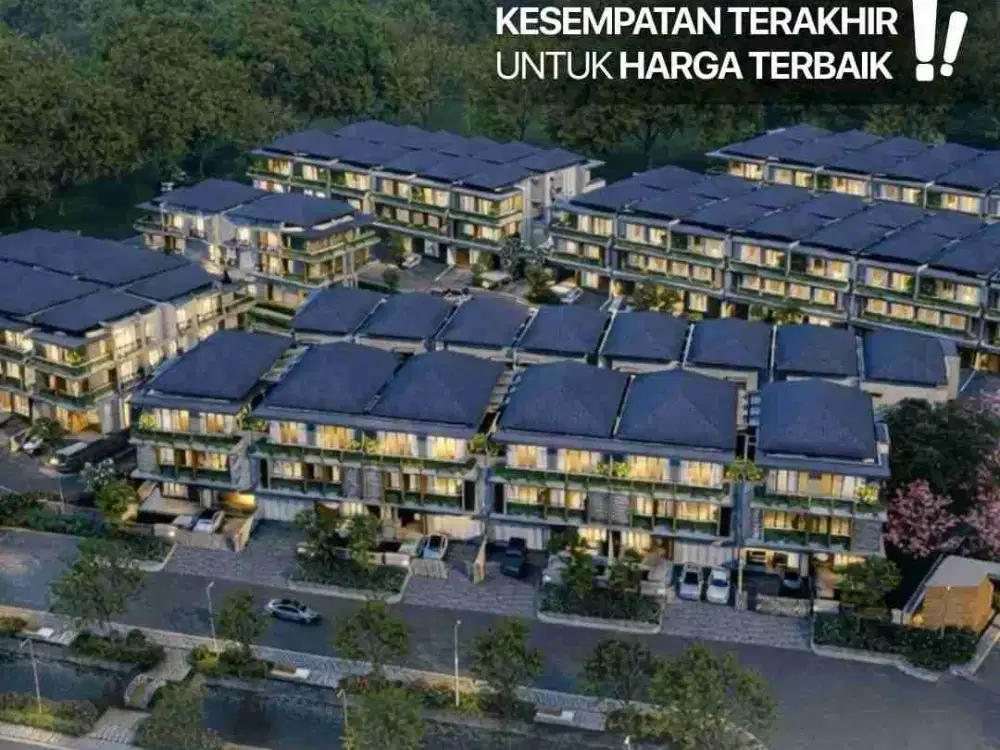 Rumah bebas banjir dekat pik