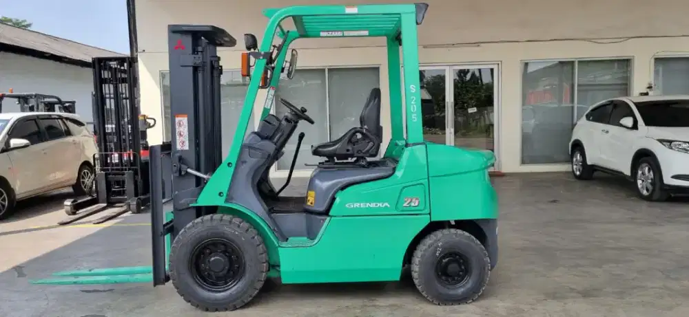 FORKLIFT SECOND 2,5 TON MITSUBISHI, BERGARANSI DAN SIAP PAKAI