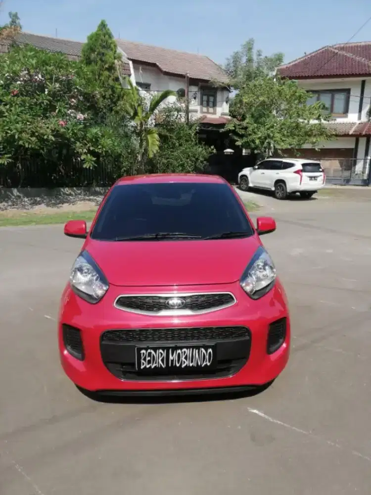 KIA PICANTO 1.0 MANUAL TAHUN 2017 MERAH LOW KM