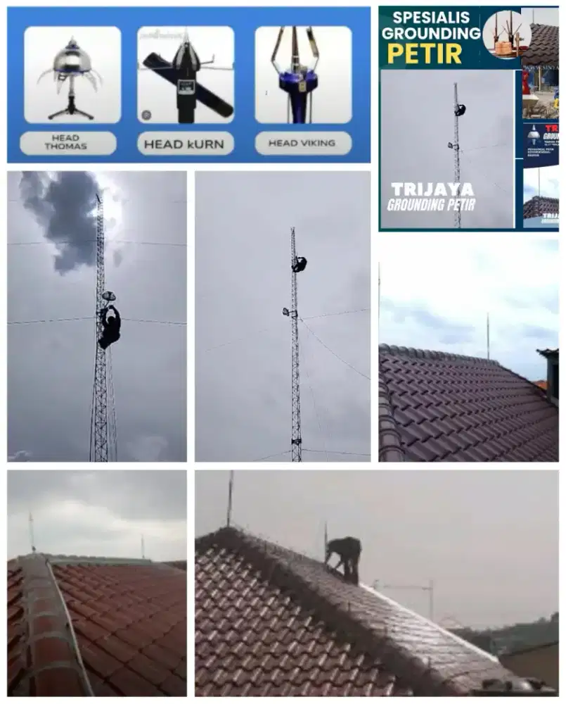 Pusat ahli jasa pasang penangkal petir Cileungsi Ciomas Bogor