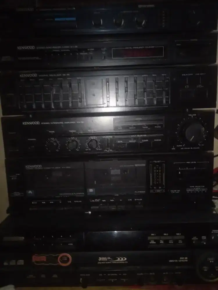 Tape deck kaset 1 set kenwood 5 susun