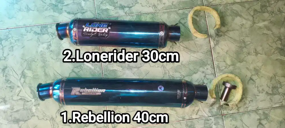 Silincer Rebellion Trioval 40cm bluemoon, inlet 50mm  Bass Adem Mendem