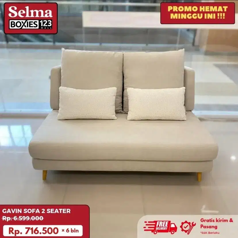 Sofa 2 dudukan premium selma