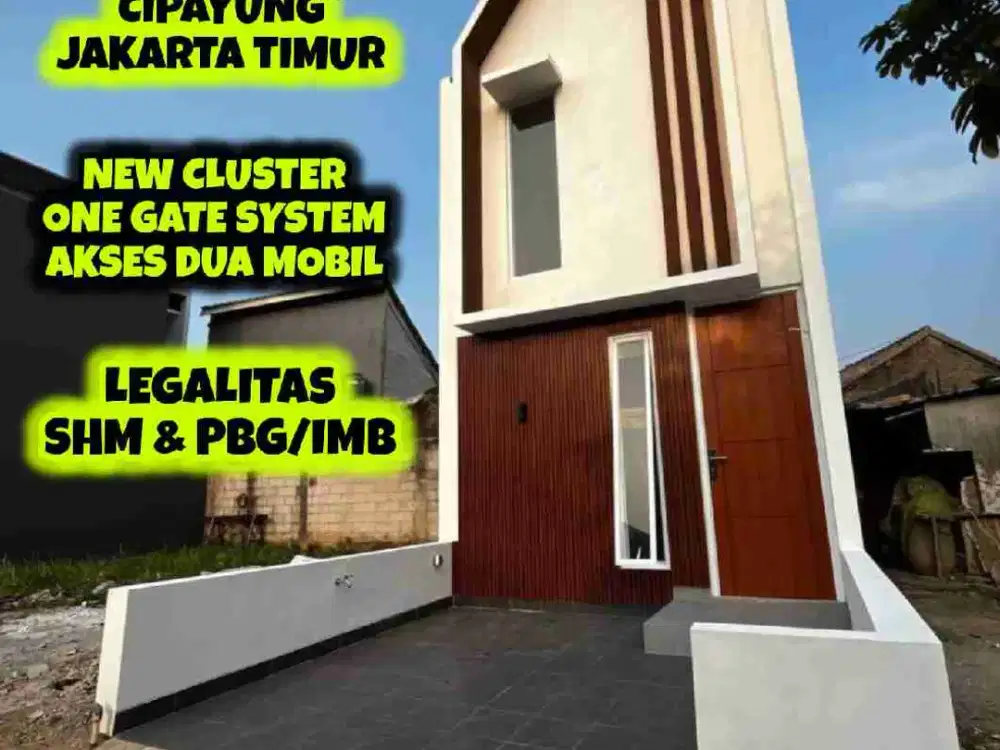 Jual Rumah Murah Modern Cipayung Jakarta Dekat Gate Tol Setu Cipayung