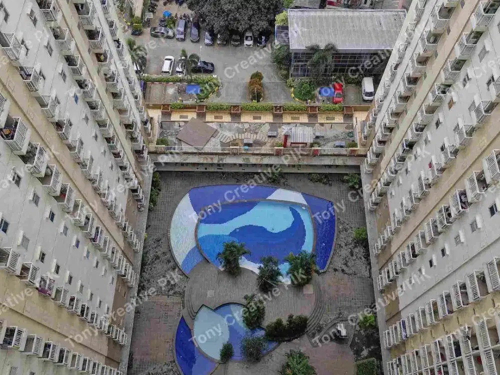 Apartment Pluit Sea View 42m² (2BR) – Lantai 16 & View City + Pool