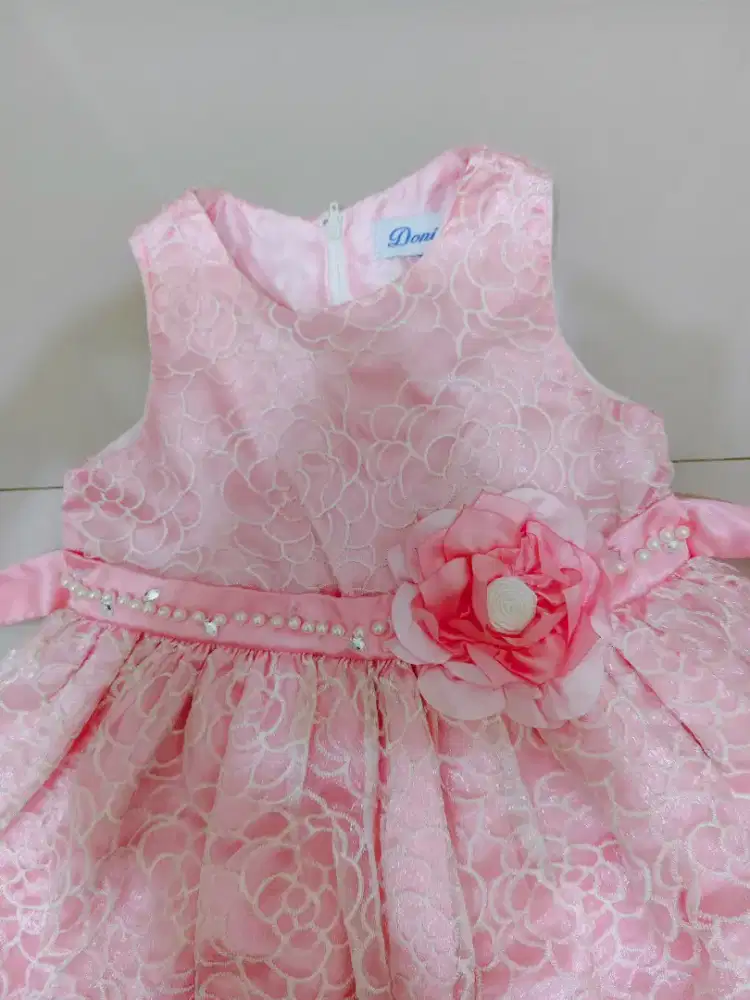 Gaun anak perempuan 4th pink Donita
