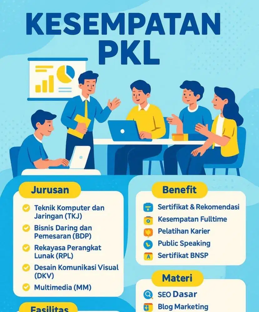 Menerima Magang dan PKL untuk Siswa/mahasiswa