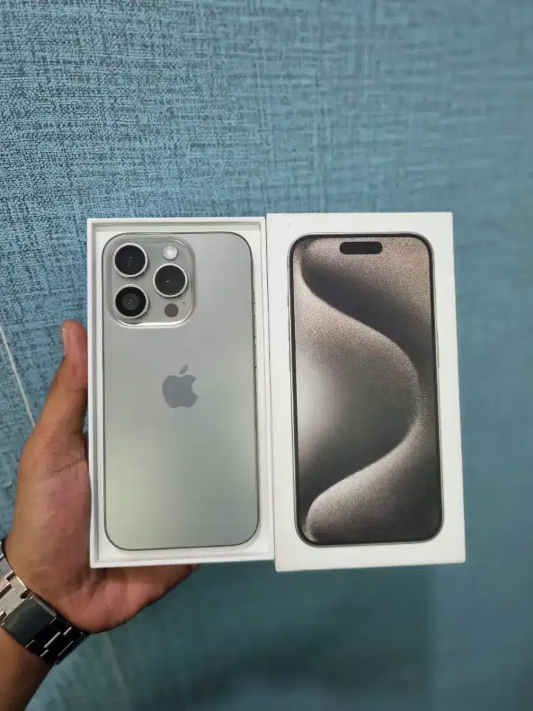 IPhone 15 Pro 128GB Ibox Second Fullset Original 100%