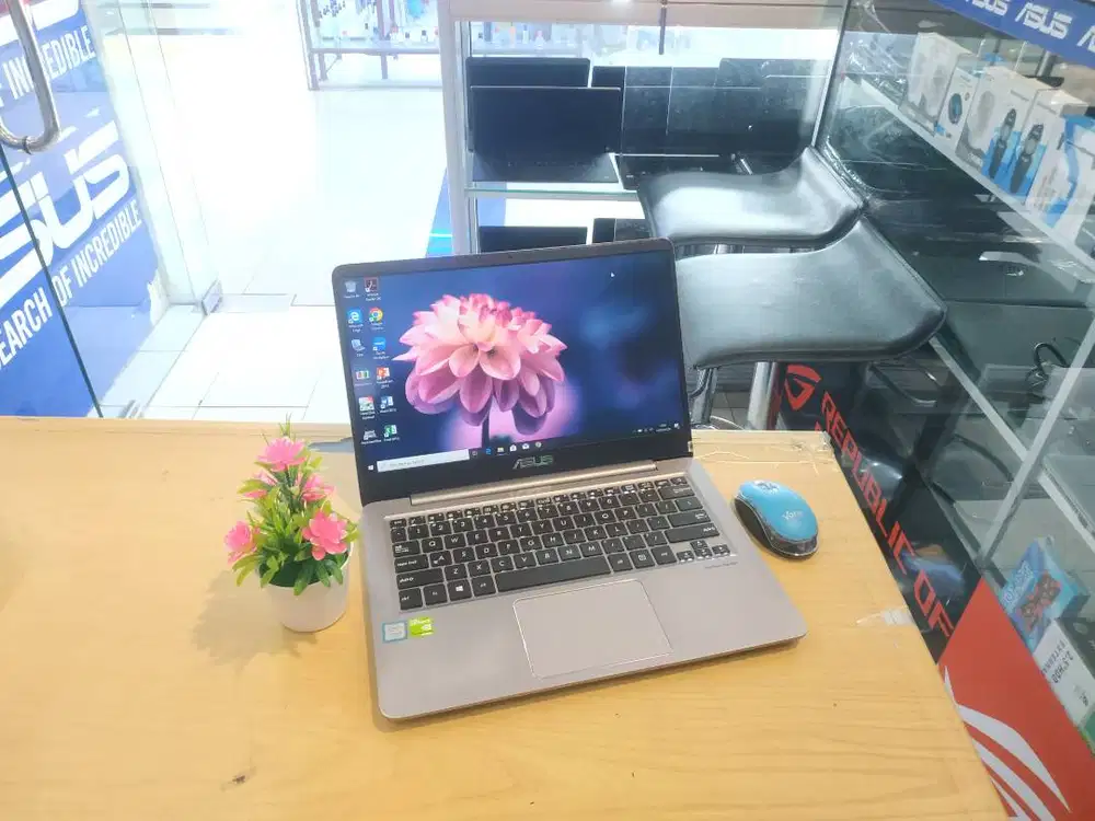 dijual laptop asus zenbook ux410uqk core i7 nvidia geforce