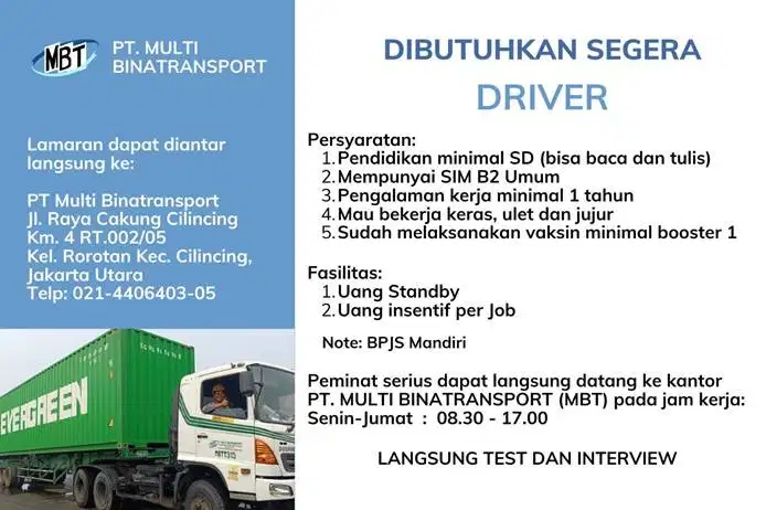 Driver PT Multi Binatransport
