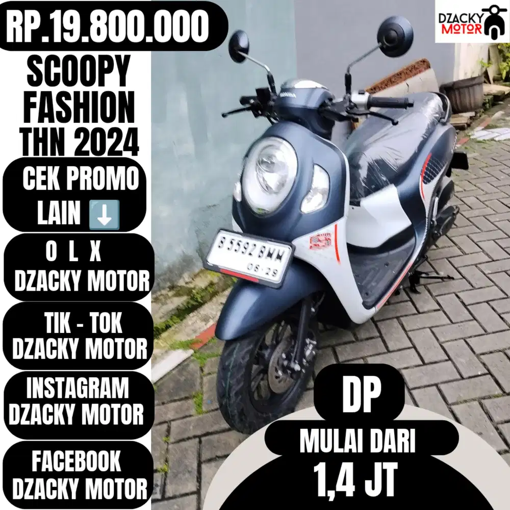 SCOOPY FASHION 2024 SECOND LIKE NEW