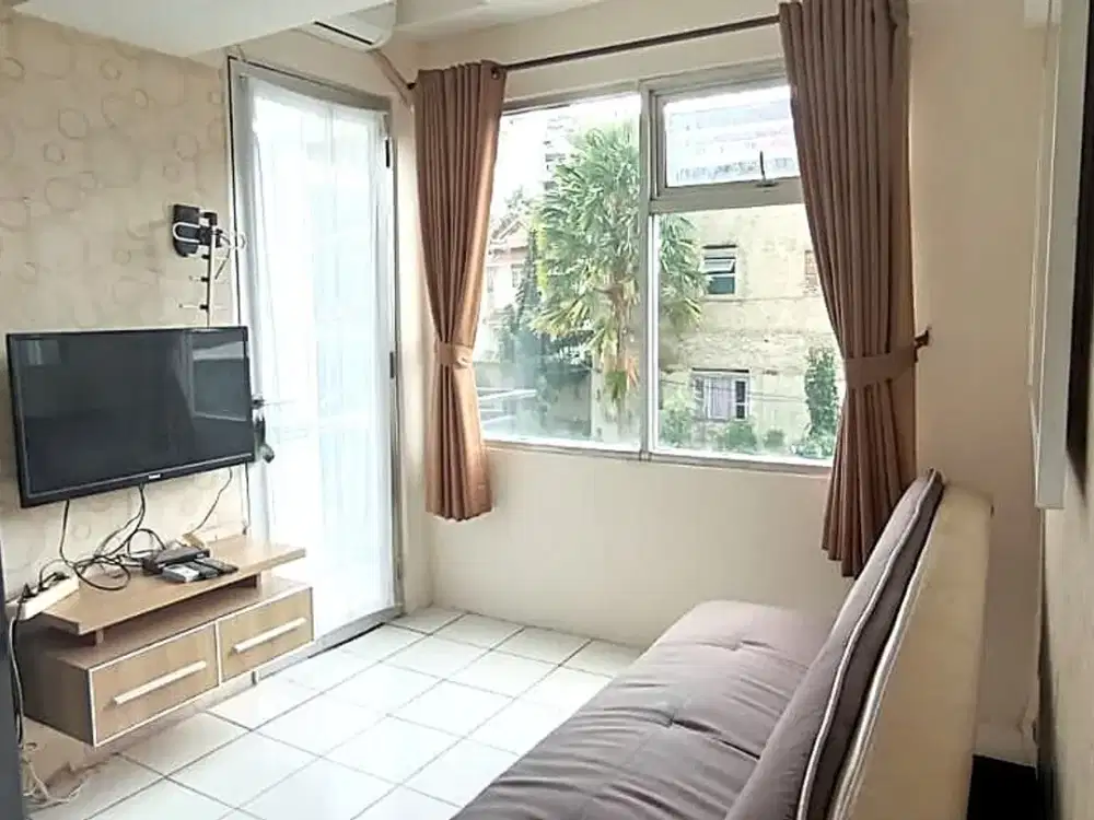 Hunian 1BR Full Furnish Lantai Rendah – Tinggal Masuk!