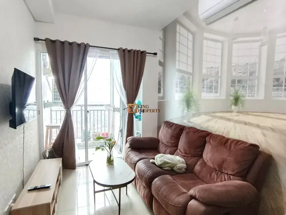 Jarang Ada Hunian di Atas Mall! 1Br 42M² Full Furnished, Interior Kondominium View City Light Terbaik Green Bay Pluit Greenbay