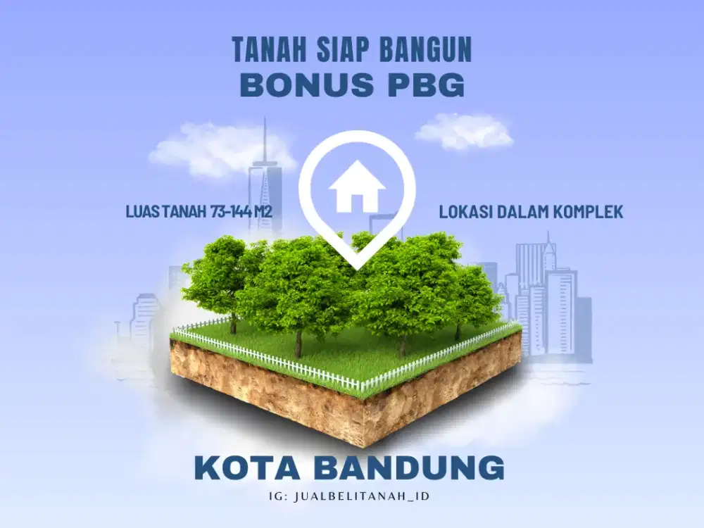 Tanah Dalam Komplek Kota Bandung – Akses Mobil, Dekat RS Hermina, Hanya 3 Unit!