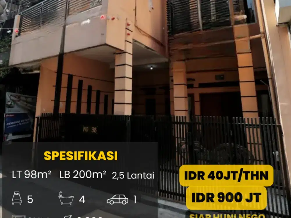Dijual Rumah Siap Huni Lokasi Strategis Tengah Kota Bnadung