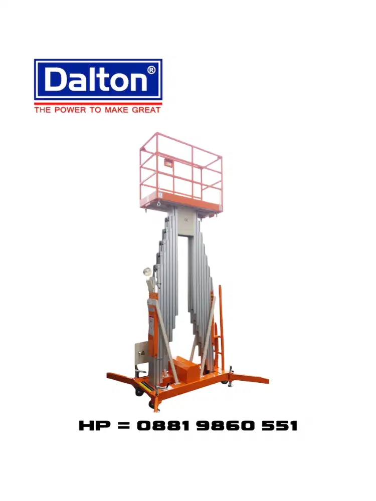 [UNIT BARU] Aluminium Work Platform GTWY 12-2000 Double Mast DALTON
