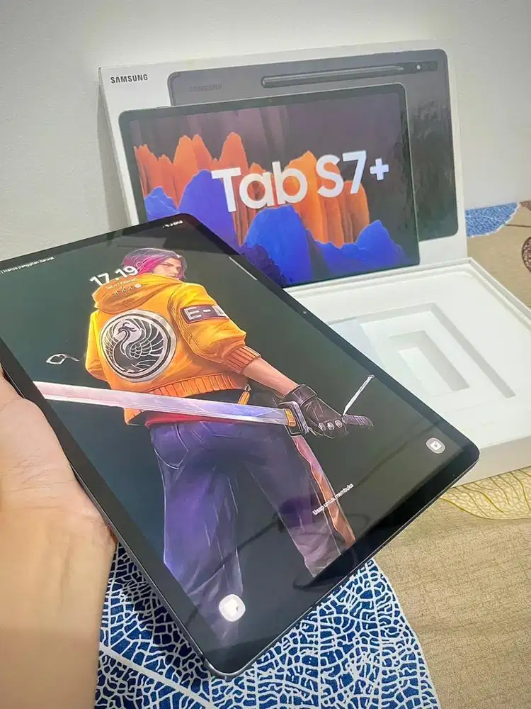 Tab samsung galaxy S7+ Ram 8/256 fullset no minus