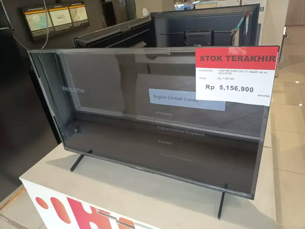 ONLY DISPLAY SONY LED SMART TV 4K 43INCH