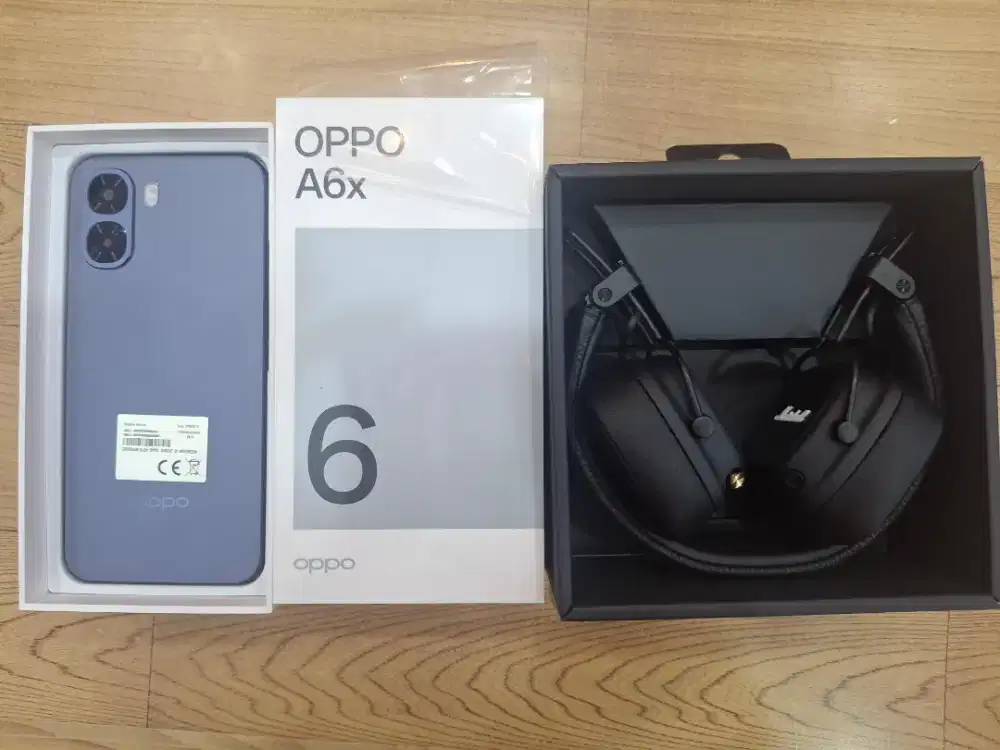 Oppo A6x ram 16/128gb promo dapat gratis marshall