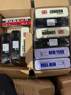 METAL PENCIL CASE, PUSH PINS, COIN BANK, PORTABLE STOVE, DLL