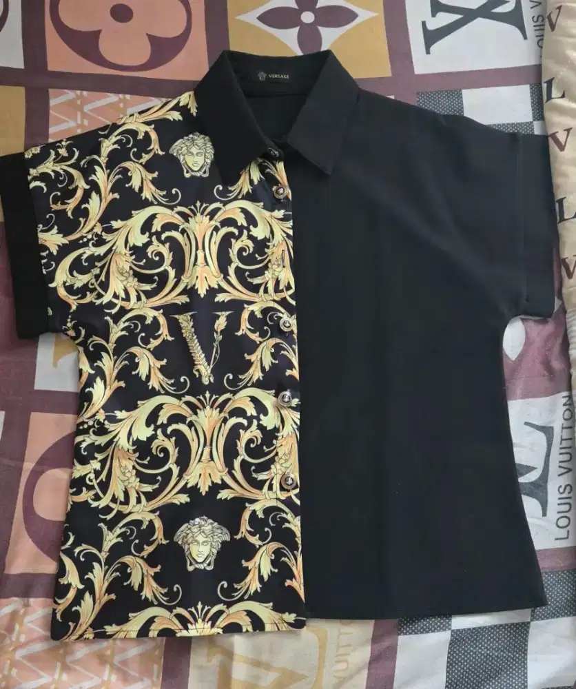 Kemeja Versace Tag Original