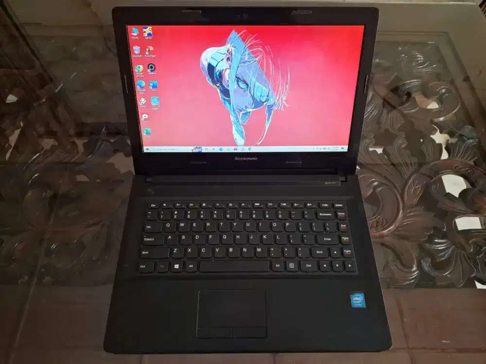 Laptop lenovo N2840, ram 4gb, hdd 500gb, win 10 siap pakai