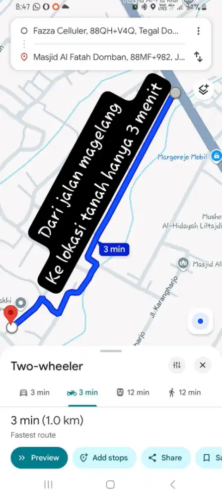 Dijual Tanah Strategis Sleman TERMURAH