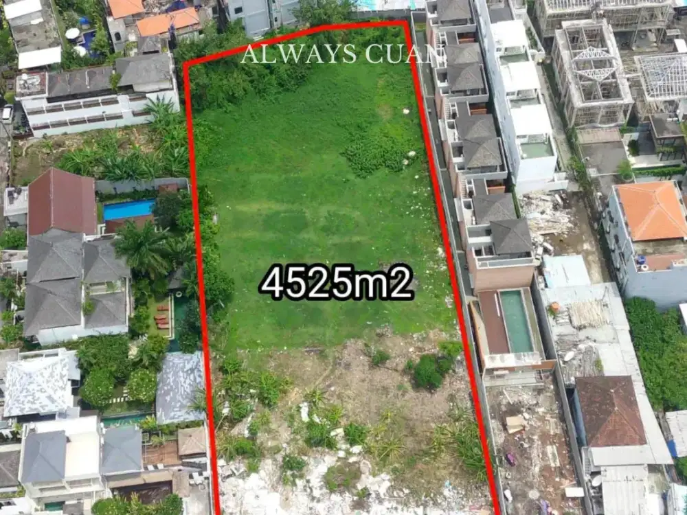 Tanah Datar Siap Bangun Lokasi Batu Mejan Canggu