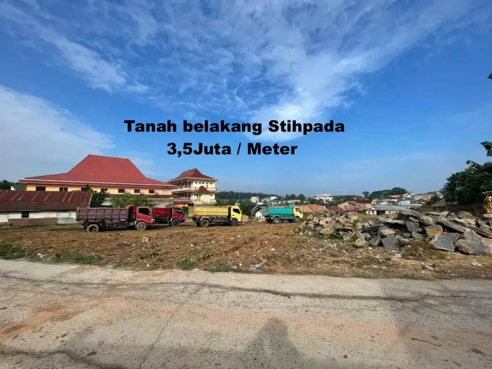 Tanah Kavling Samping STIHPADA | LT 236 m² | SHM | Sukabangun II | 3,5 Jt/m²