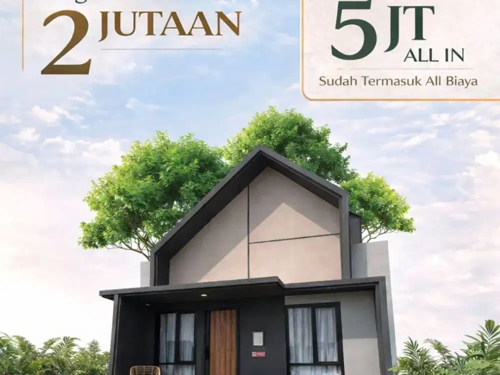 Rumah idaman cicilan 2 jutaan fasilitas terlengkap di cibubur