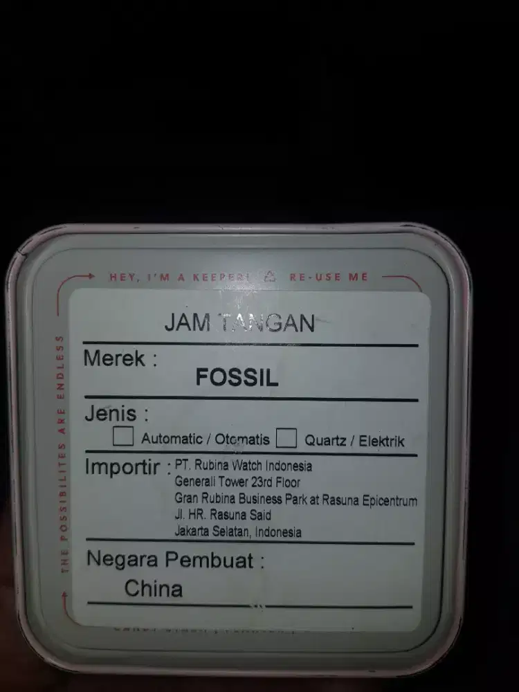 Jam tangan fossil