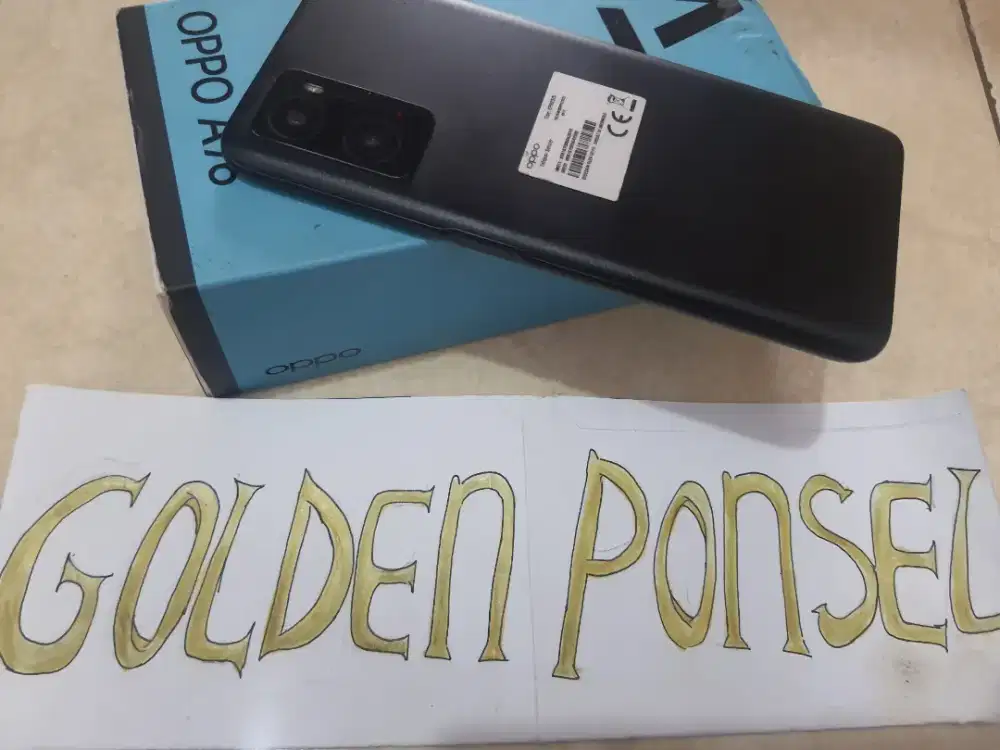 Oppo A 76 Ram 6Gb+4Gb(128Gb)ORI Mulus#Golden Ponsel