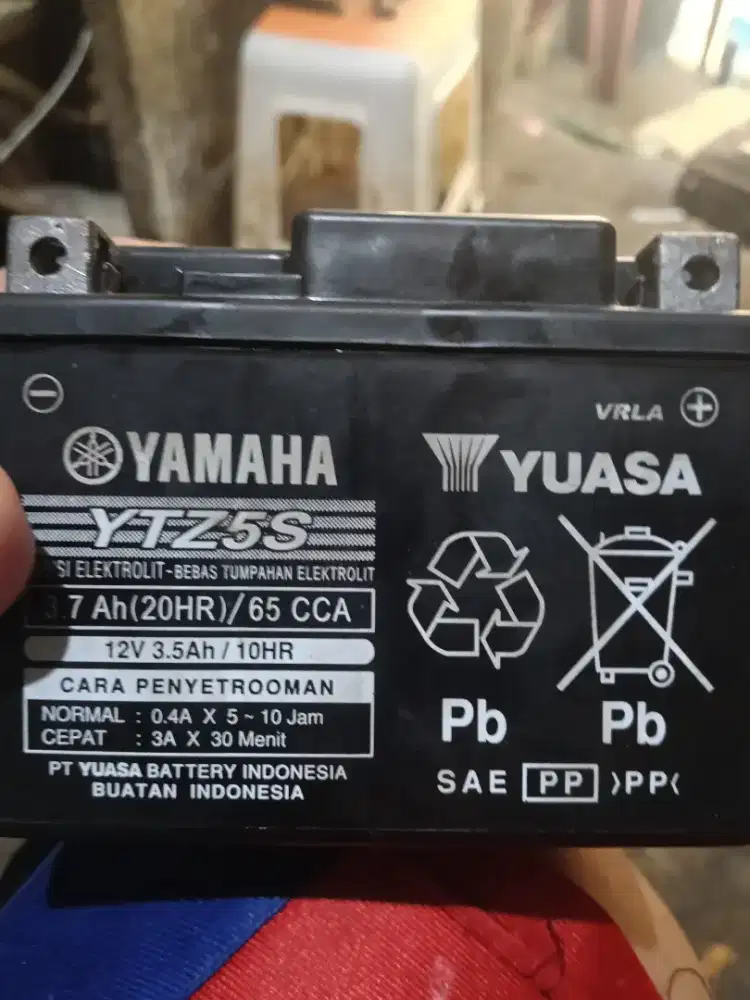 Jual aki motor yuasa