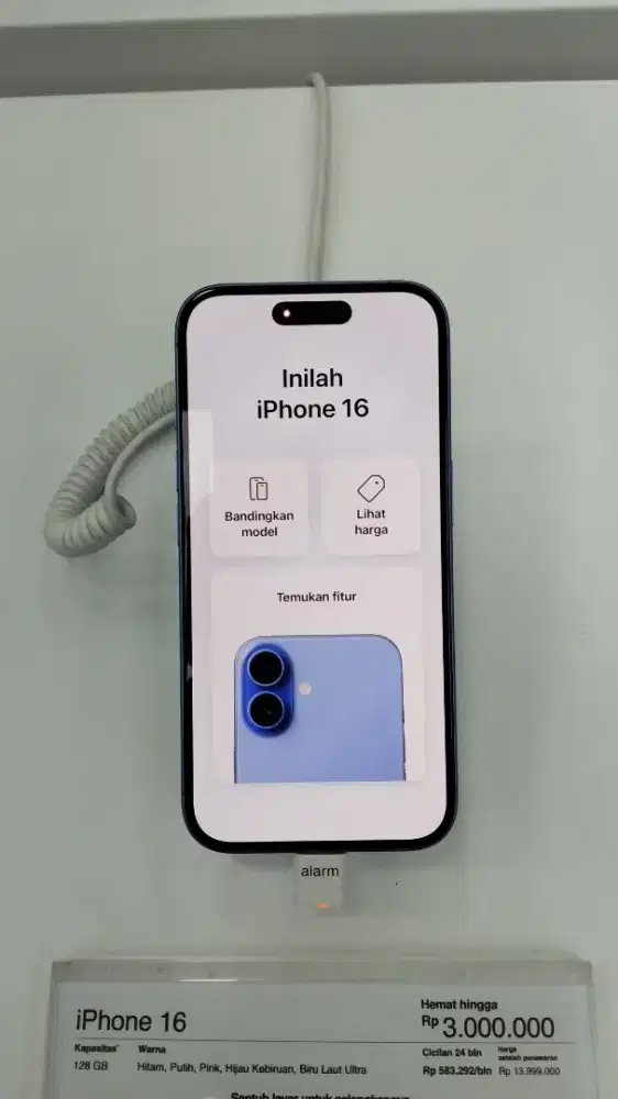 iPhone 16 Basic Promo Cicilan Bunga 0% 12 Bulan