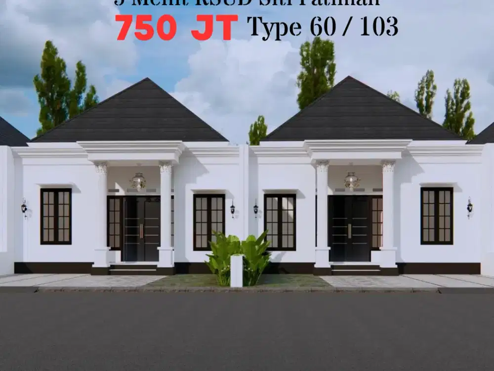 Rumah Baru Cluster Burlian Permai | Type 60/103 | 3 KT 2 KM | 5 Menit RSUD Siti Fatimah | 750 Jt