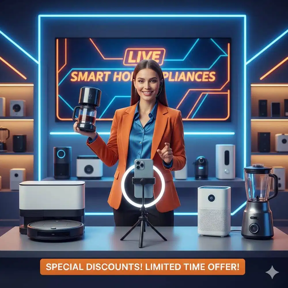 Lowker Live Host Marketplace Shopee untuk Elektronik Rumah Tangga