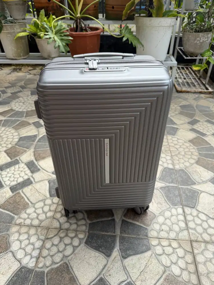 DIJUAL KOPER SAMSOMITE ENWRAP GREY NEW