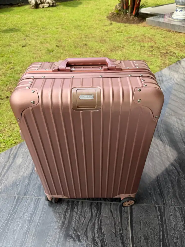 DIJUAL KOPER LUGGO ALUMINIUM ROSEGOLD NEW