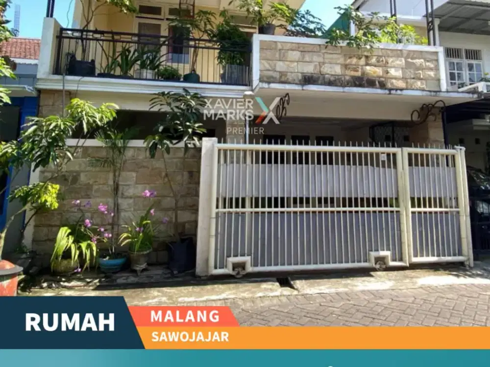 Dijual Rumah 2 Lantai Sawojajar Malang, Row Jalan Lebar Dekat Exit Tol