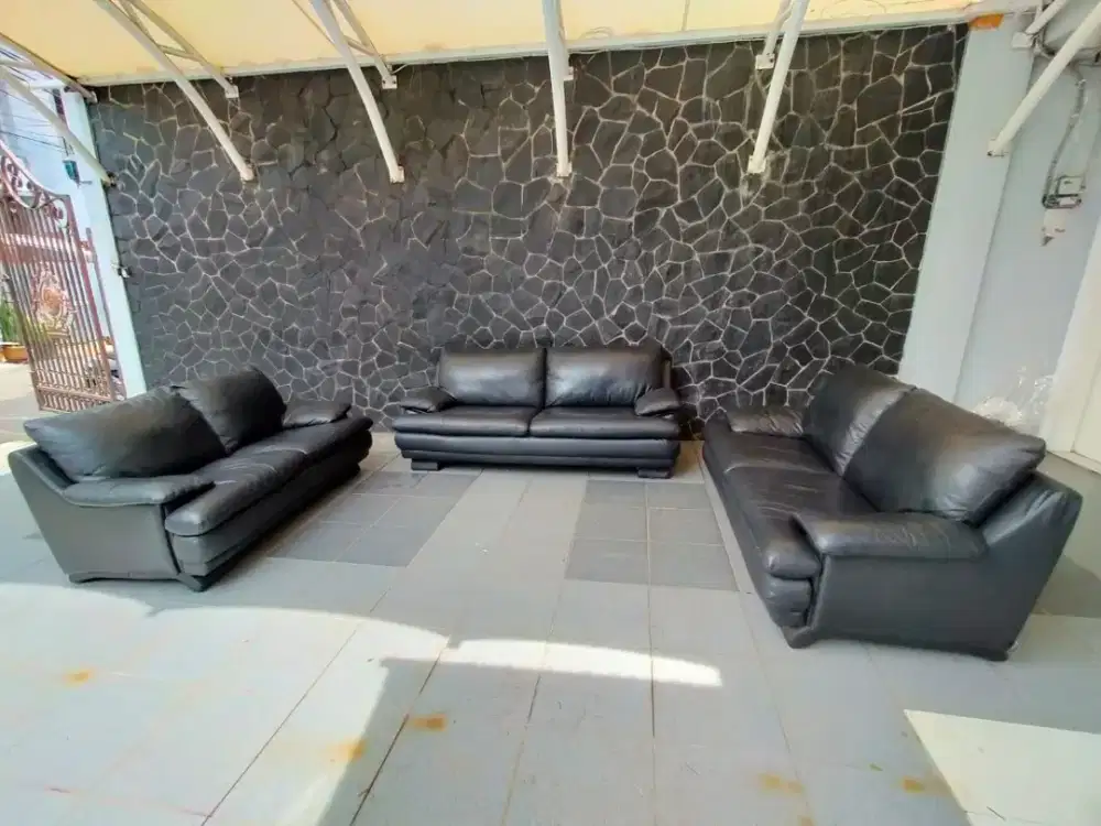Sofa Set Verara Kulit Asli Istimewa