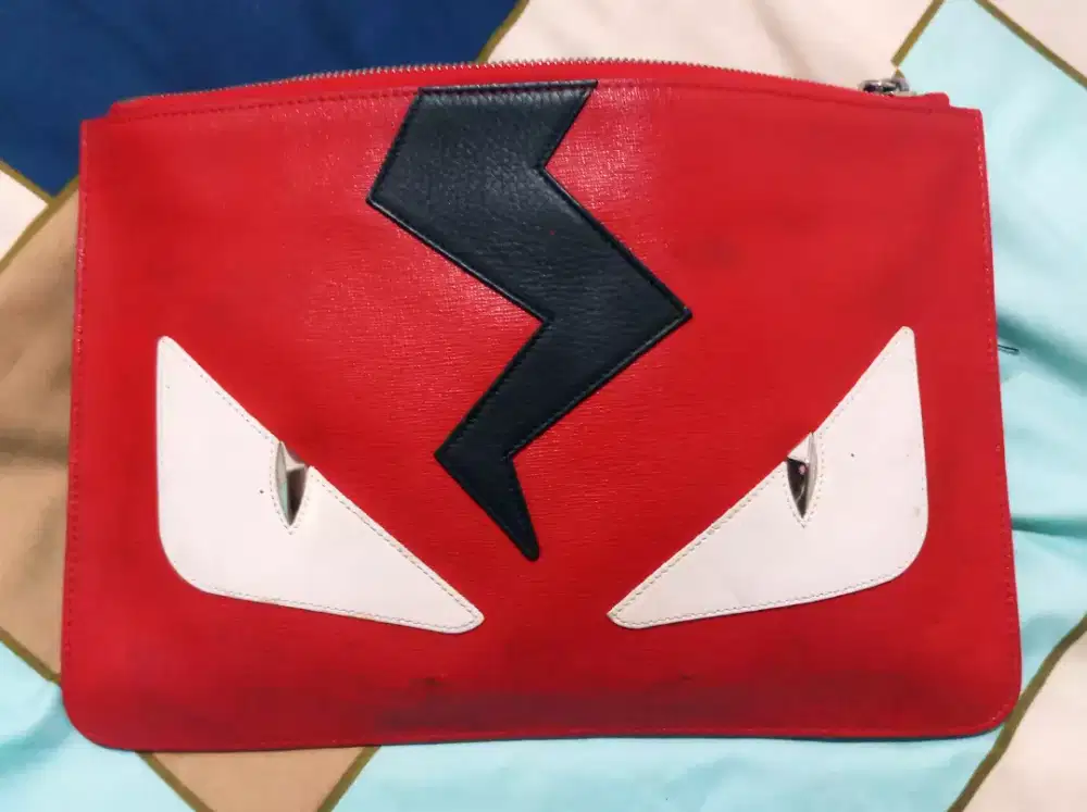 FENDI Clutch Unisex Authentic Ori Handbag