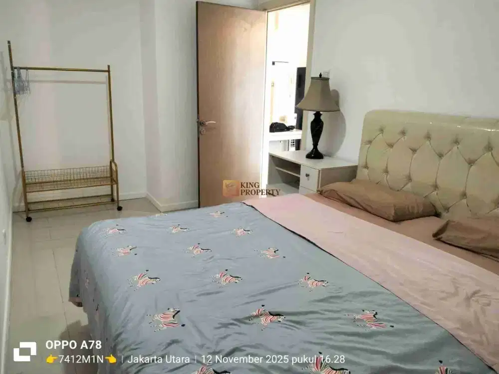 Jarang Ada! 1BR 42m² Furnished View Kota Jakarta Condominium Green Bay Pluit Greenbay