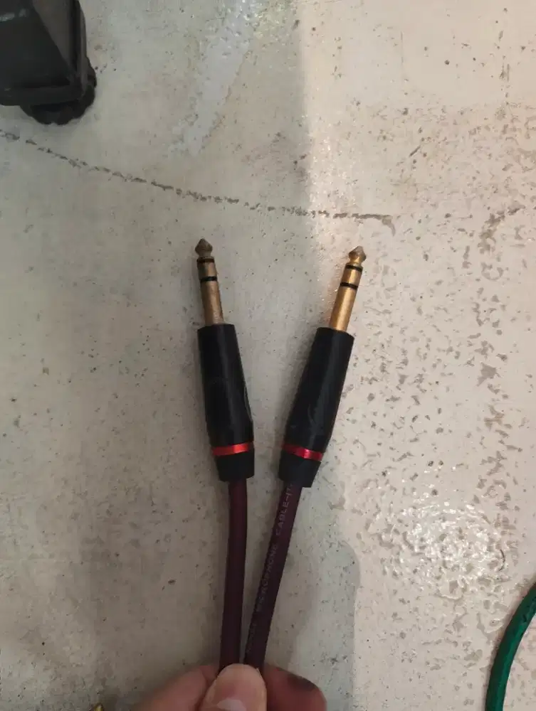 Kabel Jack 6.35mm TRS Male to Male – Used