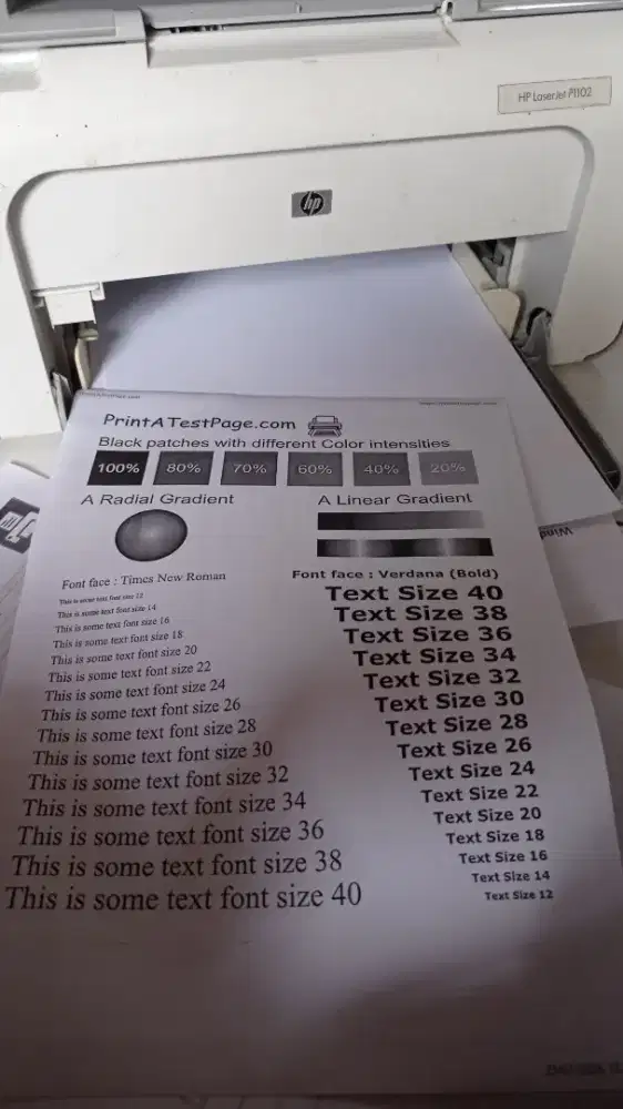 Printer hp laserjet 1102